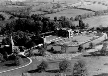 Aerial photo of the castle